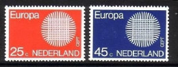 NIEDERLANDE MI-NR. 942-943 POSTFRISCH(MINT) EUROPA 1970 SONNENSYMBOL - 1970