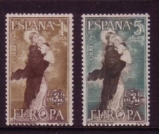 SPANIEN MI-NR. 1411-1412 POSTFRISCH EUROPA 1963 MADONNA - 1963