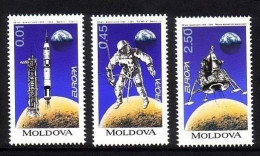 MOLDAWIEN MI-NR. 106-108 POSTFRISCH(MINT) EUROPA 1994 ENTDECKUNGEN Und ERFINDUNGEN WELTRAUMFAHRT - 1994