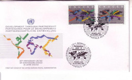 UNO GENF MI-NR. 259-260 FDC KONFERENZ DER VEREINTEN NATIONEN UNCTAD 1994 - FDC