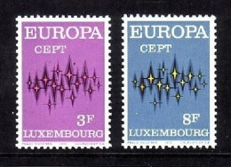 LUXEMBURG MI-NR. 846-847 POSTFRISCH(MINT) EUROPA 1972 STERNE - 1972