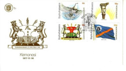 BOPHUTHATSWANA MI-NR. 18-21 FDC TAG DER UNABHÄNGIGKEIT 1977 - Bofutatsuana