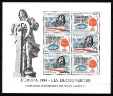 MONACO BLOCK 63 POSTFRISCH(MINT) EUROPA 1994 ENTDECKUNGEN Und ERFINDUNGEN - 1994