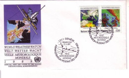 UNO GENF MI-NR. 176-177 FDC WELTWETTERWACHT - Otros & Sin Clasificación