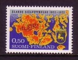 FINNLAND MI-NR. 704 POSTFRISCH(MINT) SELBSTVERWALTUNG DES ALAND GEBIETES WAPPEN - Nuevos