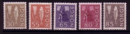 NORWEGEN Mi-Nr. 503-507x POSTFRISCH(MINT) DAUERMARKEN 1963 LANDESTYPISCHE MOTIVE - Nuovi