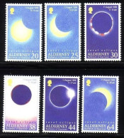 ALDERNEY MI-NR. 131-136 POSTFRISCH(MINT) TOTALE SONNENFINSTERNIS 1999 TOTAL ECLIPS - Alderney