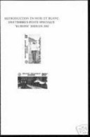 BELGIEN MI-NR. 2144-2145 POSTFRISCH(MINT) IM SONDERBLATT SCHWARZDRUCK EUROPA 1983 GROSSE WERKE - 1983