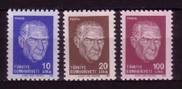 TÜRKEI MI-NR. 2732-2734 POSTFRISCH(MINT) KEMAL ATATÜRK - Unused Stamps