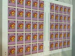 Hong Kong Stamp New Year Ox Whole Sheet 1997 = 50 Sets - Nuevos