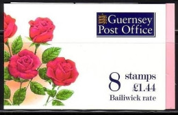 GUERNSEY MH 0-16 POSTFRISCH(MINT) (4 X 727 Dl/Dr) ROSEN BLUMEN 1997 - Guernsey