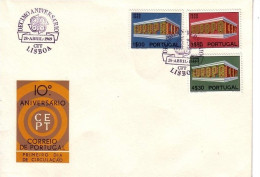 PORTUGAL MI-NR. 1070-1072 FDC CEPT 1969 - 1969
