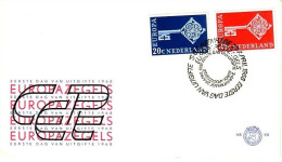 NIEDERLANDE MI-NR. 899-900 FDC CEPT 1968 SCHLÜSSEL - 1968