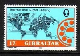 GIBRALTAR MI-NR. 456 POSTFRISCH(MINT) FERNSPRECH DURCHWAHLMÖGLICHKEIT - Gibraltar