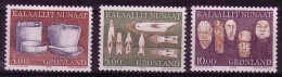 GRÖNLAND MI-NR. 186-188 POSTFRISCH(MINT) ALTE GEBRAUCHSGEGENSTÄNDE - Unused Stamps