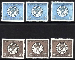 SCHWEDEN MI-NR. 603-604 A + D Links + D POSTFRISCH(MINT) Rechts SCHWEDISCHE REICHSBANK - Unused Stamps
