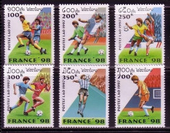 LAOS MI-NR. 1593-1598 POSTFRISCH(MINT) FUSSBALL WM FRANKREICH 1998 - 1998 – Frankreich