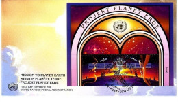 UNO WIEN MI-NR. 133-134 FDC WELTRAUMJAHR 1992 - Sonstige & Ohne Zuordnung