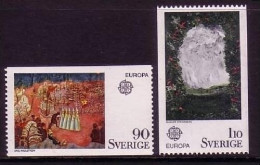 SCHWEDEN MI-NR. 899-900 POSTFRISCH(MINT) EUROPA 1975 GEMÄLDE - Unused Stamps