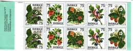 SCHWEDEN MH 62 POSTFRISCH(MINT) WILDE BEEREN 1977 BROMBEEREN PREISELBEEREN BLAUBEEREN - 1951-80