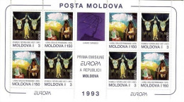 MOLDAWIEN MI-NR. 94-95 POSTFRISCH(MINT) KLEINBOGEN EUROPA 1993 ZEITGENÖSSISCHE KUNST - 1993