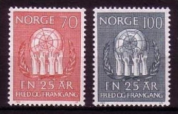 NORWEGEN Mi-Nr. 611-612 POSTFRISCH(MINT) UNO VEREINTE NATIONEN - Ungebraucht