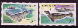 FÄRÖER MI-NR. 235-236 POSTFRISCH(MINT) SEEHUNDE - KEGELROBBE 1992 - Färöer Inseln