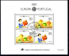 PORTUGAL BLOCK 64 GESTEMPELT(USED) EUROPA 1989 KINDERSPIELE - 1989