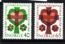 NORWEGEN Mi-Nr. 570-571 POSTFRISCH(MINT) LUTHERISCHE INNERE MISSIONSGESELLSCHAFT - Ungebraucht