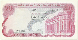 SOUTH VIET NAM - 20 DONG - ND ( 1969 ) - P 24 - SÉRIE A.82. - VIETNAM - Viêt-Nam