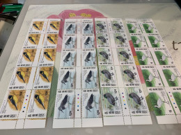 Hong Kong Stamp 1997 Wetland Birds X 10sets Gutter Pair MNH - Covers & Documents