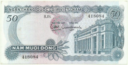 SOUTH VIET NAM - 50 DONG - ND ( 1969 ) - P 25 - AUnc. - SÉRIE B.19. - VIETNAM - Viêt-Nam