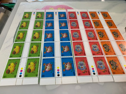 Hong Kong Stamp 1995 New Year Pig  X 10sets Gutter Pair MNH - Cartas & Documentos