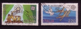 ITALIEN MI-NR. 1657-1658 GESTEMPELT(USED) EUROPA 1979 POST- Und FERNMELDEWESEN - 1979