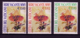 VATIKAN MI-NR. 1514-1516 POSTFRISCH(MINT) TOD VON PAPST JOHANNES PAUL II 2005 - Unused Stamps
