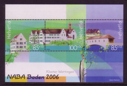 SCHWEIZ BLOCK 40 POSTFRISCH(MINT) NABA '06 - KLOSTER WETTINGEN - Blocs & Feuillets