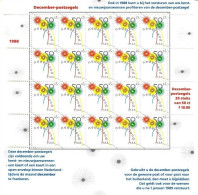 NIEDERLANDE MI-NR. 1356 POSTFRISCH(MINT) KLEINBOGEN DEZEMBERMARKE 1988 FEUERWERK - Neufs
