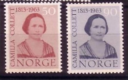 NORWEGEN Mi-Nr. 485-486 POSTFRISCH(MINT) CAMILLA COLLETT SCHRIFTSTELLERIN - Nuovi