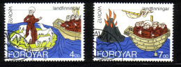 FÄRÖER MI-NR. 260-261 I GESTEMPELT(USED) EUROPA 1994 ENTDECKUNGEN Und ERFINDUNGEN - 1994