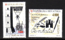 KROATIEN MI-NR. 274-275 GESTEMPELT(USED) EUROPA 1994 ENTDECKUNGEN Und ERFINDUNGEN FALLSCHIRM - 1994