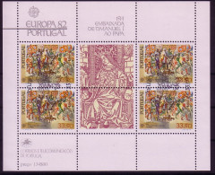 PORTUGAL BLOCK 35 GESTEMPELT(USED) EUROPA 1982 HISTORISCHE EREIGNISSE - 1982