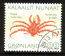 GRÖNLAND MI-NR. 231 O STEINKRABBE - Marine Life