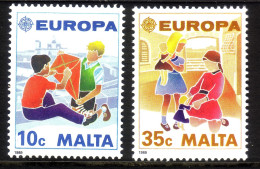 MALTA MI-NR. 816-817 POSTFRISCH EUROPA 1989 KINDERSPIELE - 1989