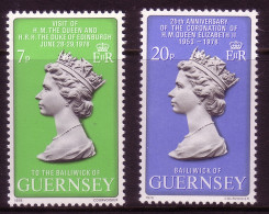 GUERNSEY MI-NR. 163-164 POSTFRISCH(MINT) KÖNIGIN ELISABETH II 1978 - Guernsey