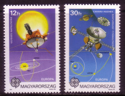 UNGARN MI-NR. 4133-4134 A POSTFRISCH(MINT) EUROPA 1991 EUROPÄISCHE WELTRAUMFAHRT - 1991