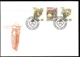 LIECHTENSTEIN MI-NR. 971-973 FDC HERBSTBRÄUCHE 1989 - FDC