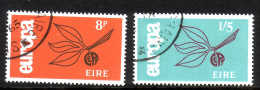 IRLAND MI-NR. 176-177 GESTEMPELT EUROPA 1965 - ZWEIG - 1965