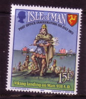 ISLE OF MAN MI-NR. 28 POSTFRISCH(MINT) EIGENE POSTHOHEIT WAPPEN WIKINGER - Isola Di Man