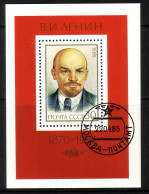 SOWJETUNION BLOCK 183 GESTEMPELT(USED) 115. GEBURTSTAG LENIN - Lénine