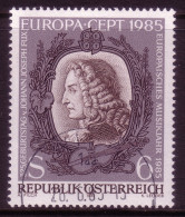 ÖSTERREICH MI-NR. 1811 O EUROPA 1985 - JAHR DER MUSIK JOHANN FUX KOMPONIST - 1985